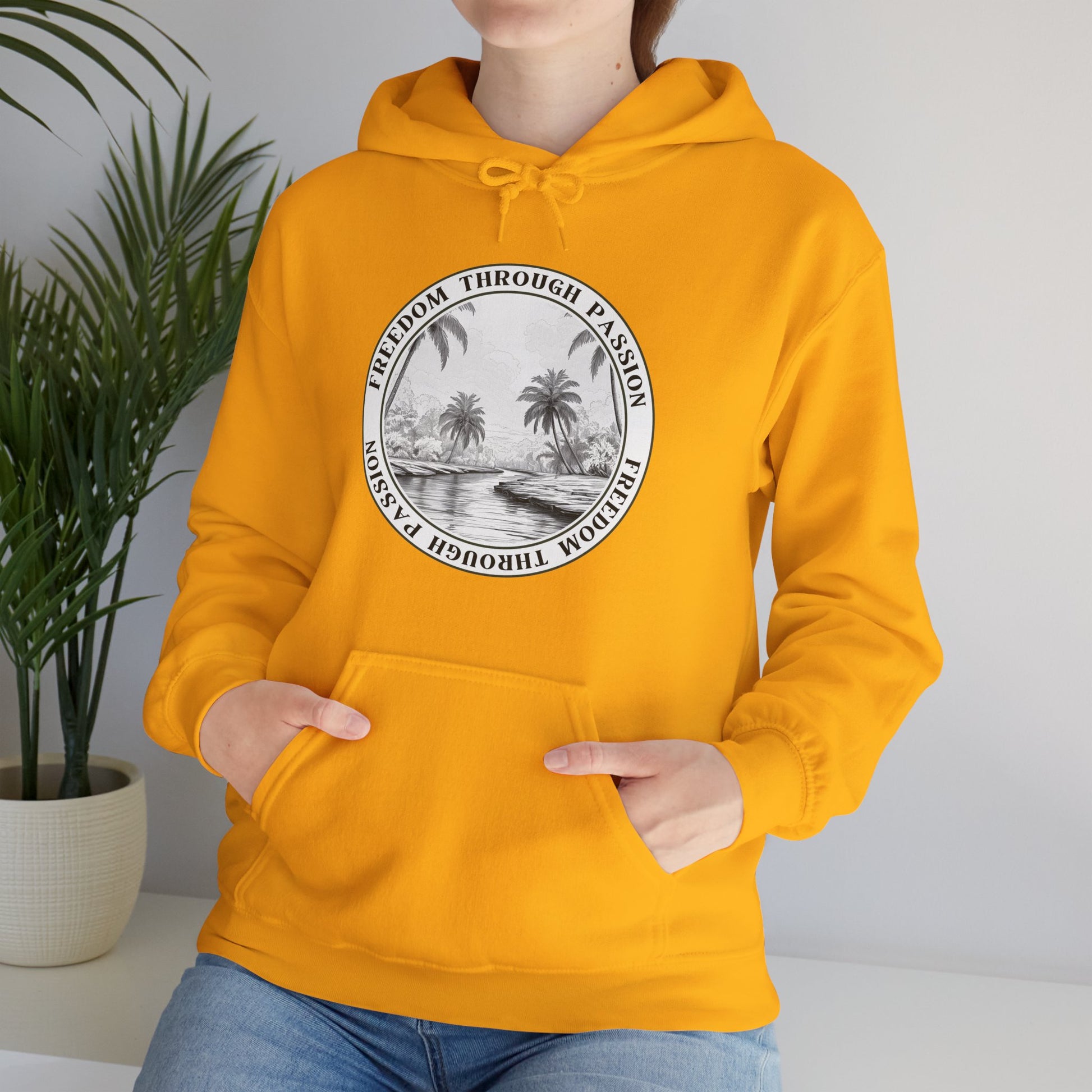 Freedom Through Passion Hoodie | Multiple Color Options, Unisex