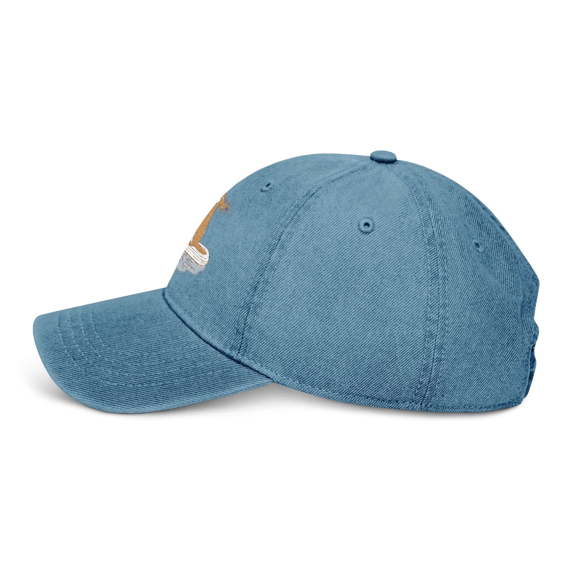 Denim Hat with Otter Embroidery | Multiple Color Options