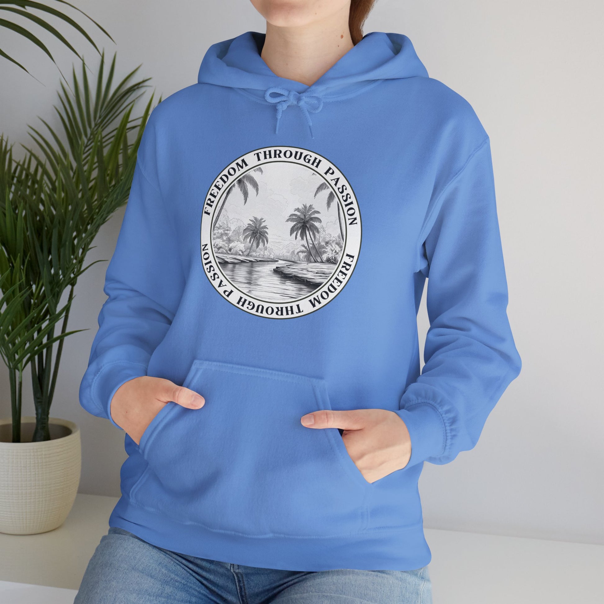 Freedom Through Passion Hoodie | Multiple Color Options, Unisex