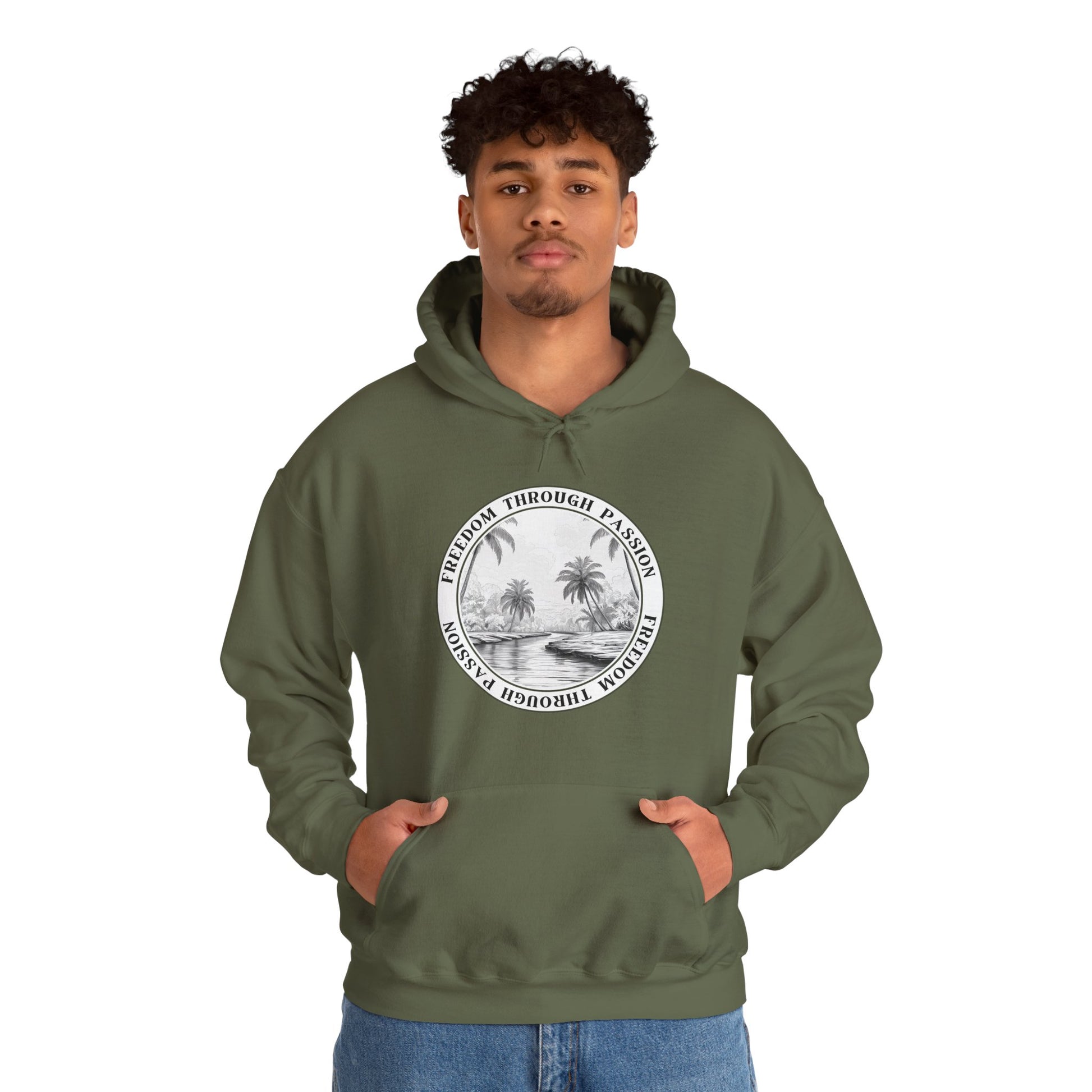 Freedom Through Passion Hoodie | Multiple Color Options, Unisex