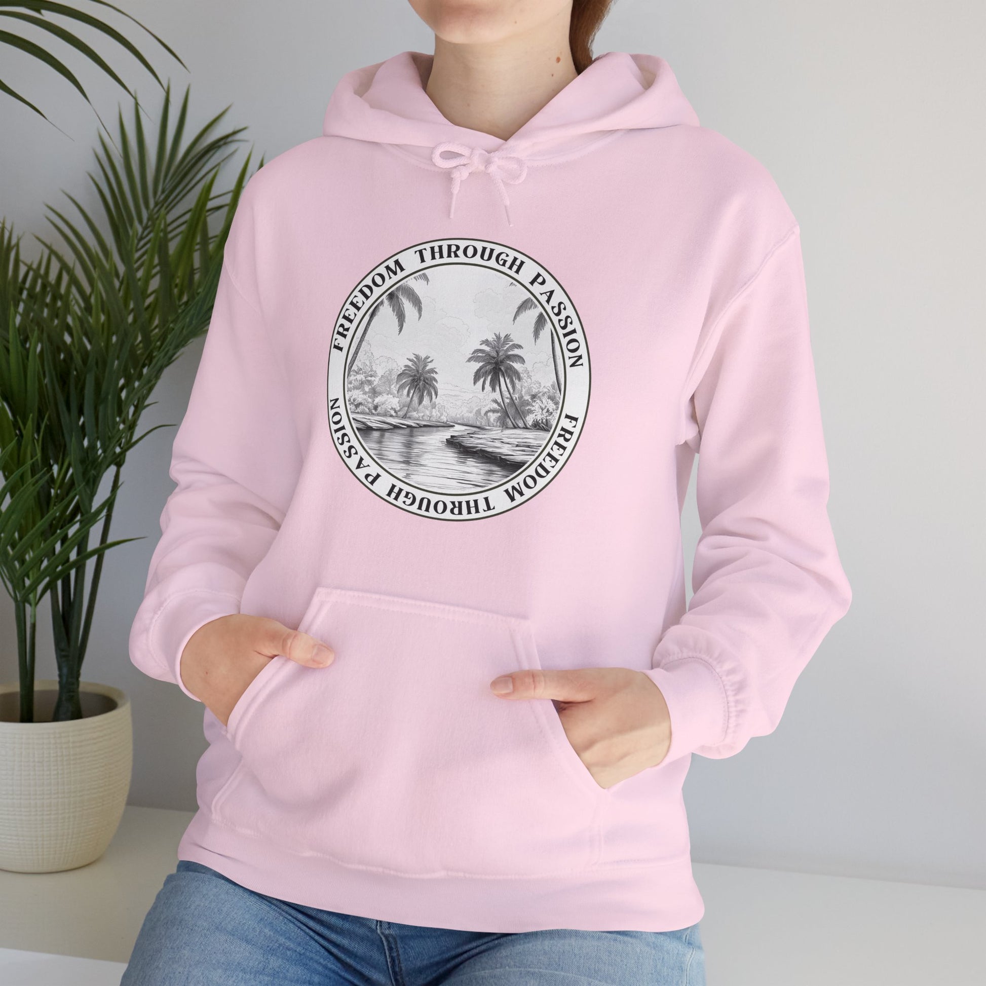 Freedom Through Passion Hoodie | Multiple Color Options, Unisex