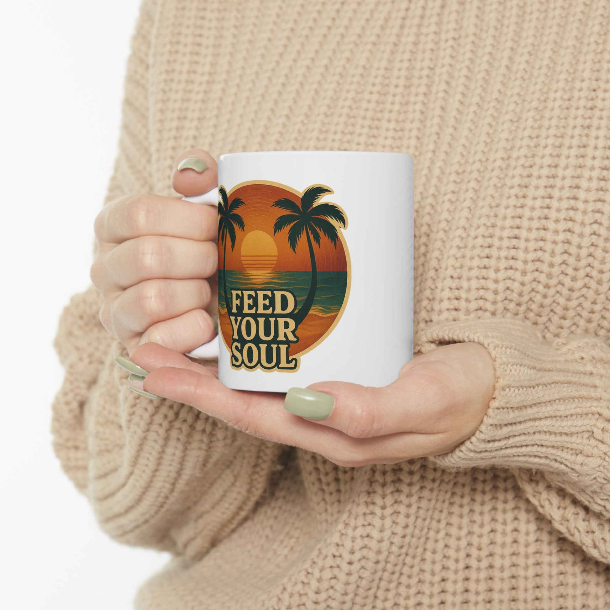 Feed Your Soul Ceramic Mug (11oz, 15oz)