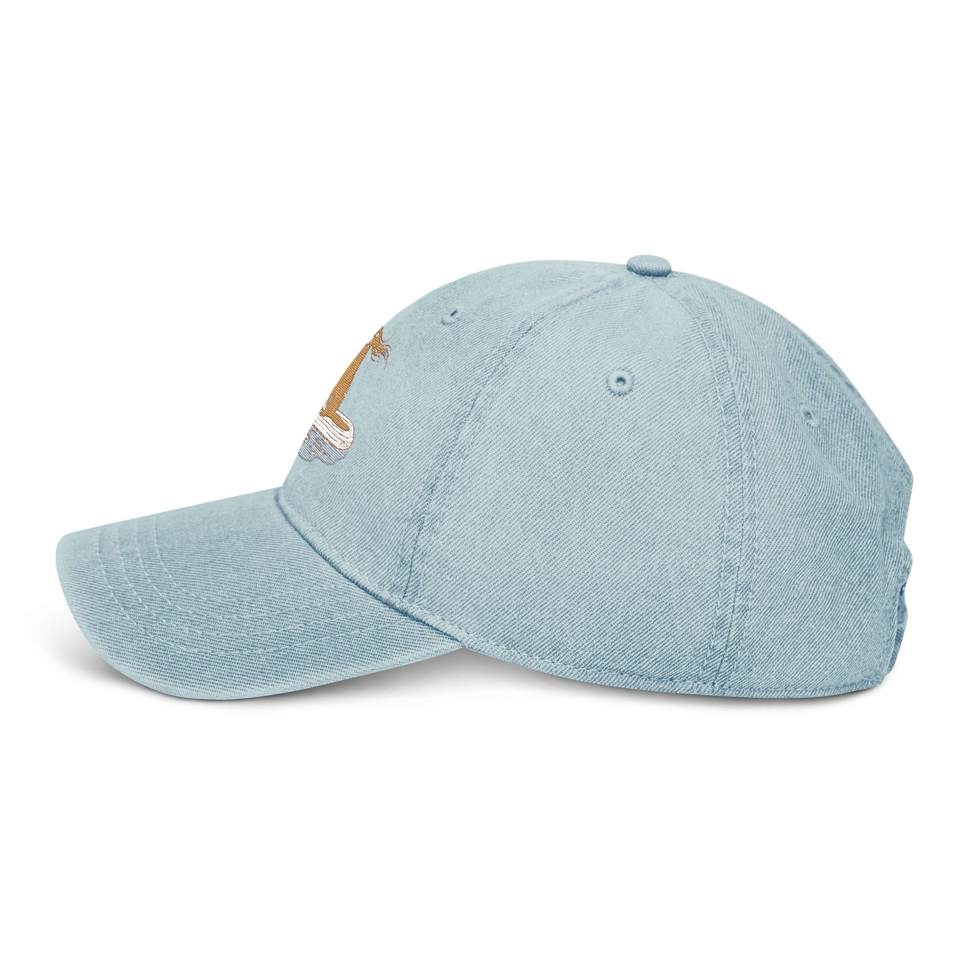 Denim Hat with Otter Embroidery | Multiple Color Options