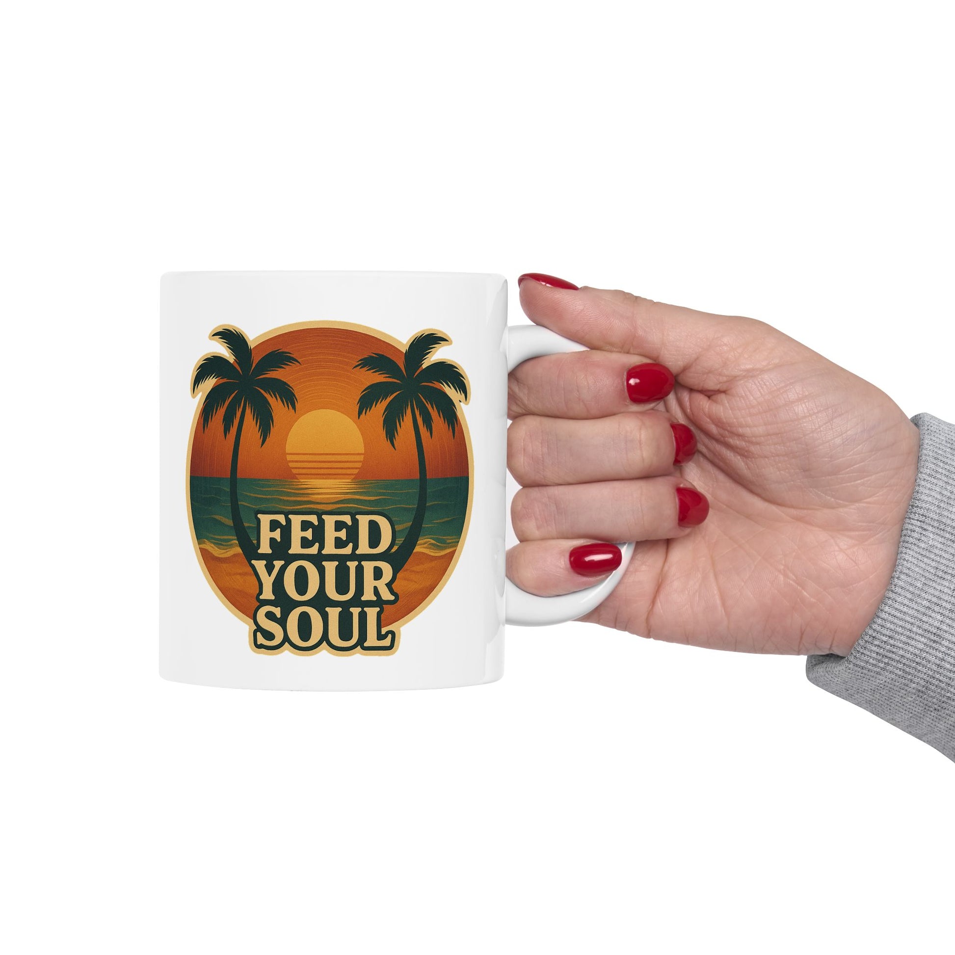 Feed Your Soul Ceramic Mug (11oz, 15oz)