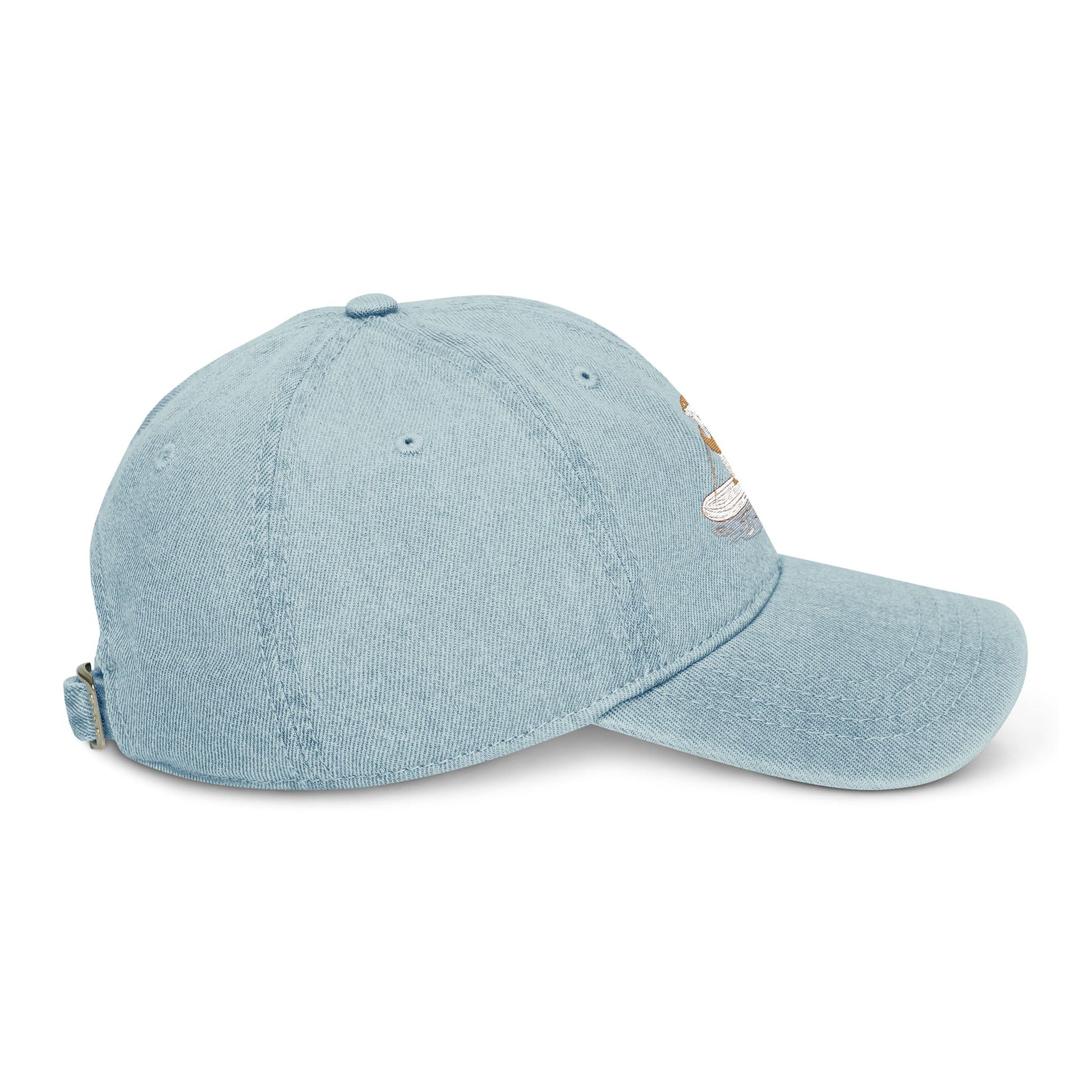 Denim Hat with Otter Embroidery | Multiple Color Options