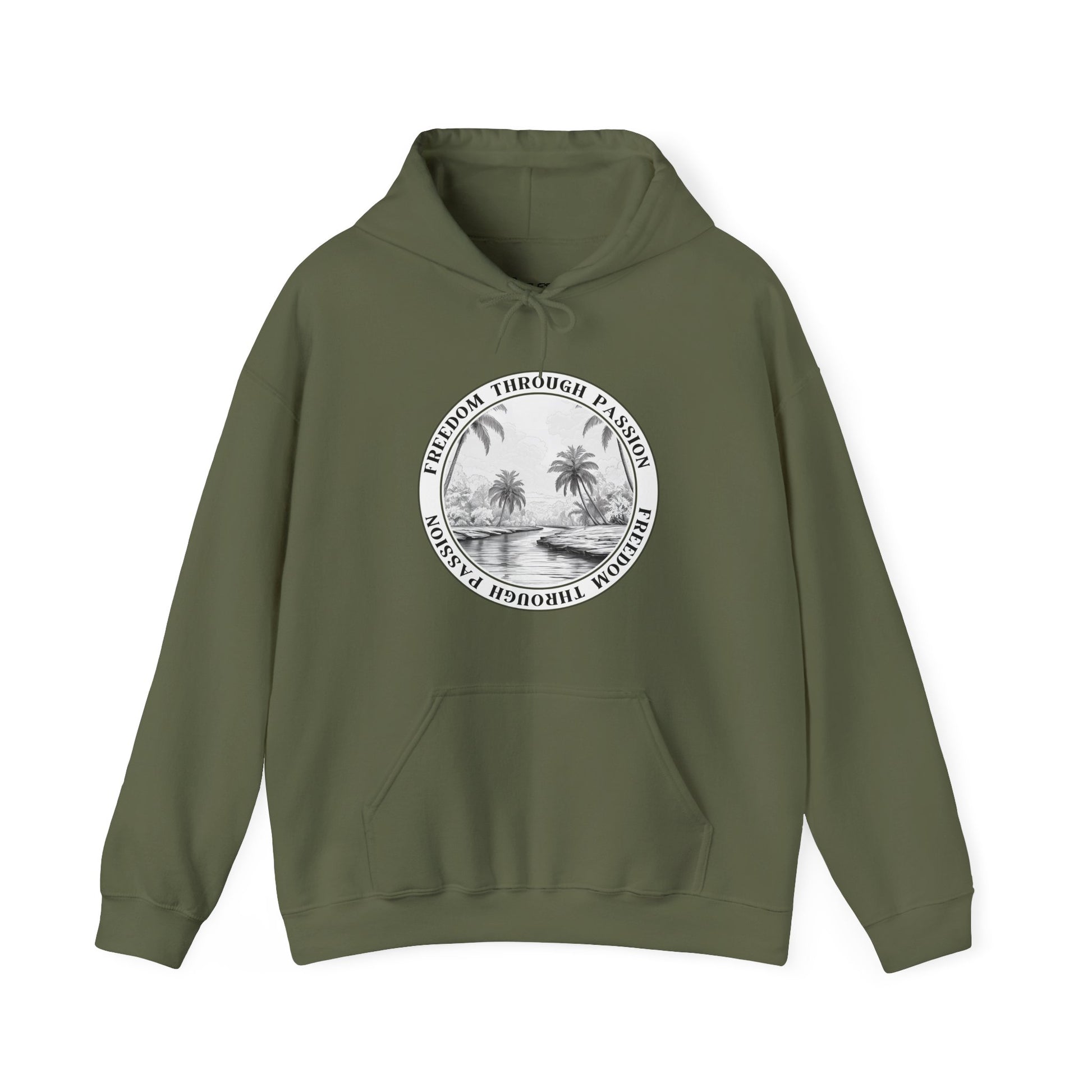 Freedom Through Passion Hoodie | Multiple Color Options, Unisex