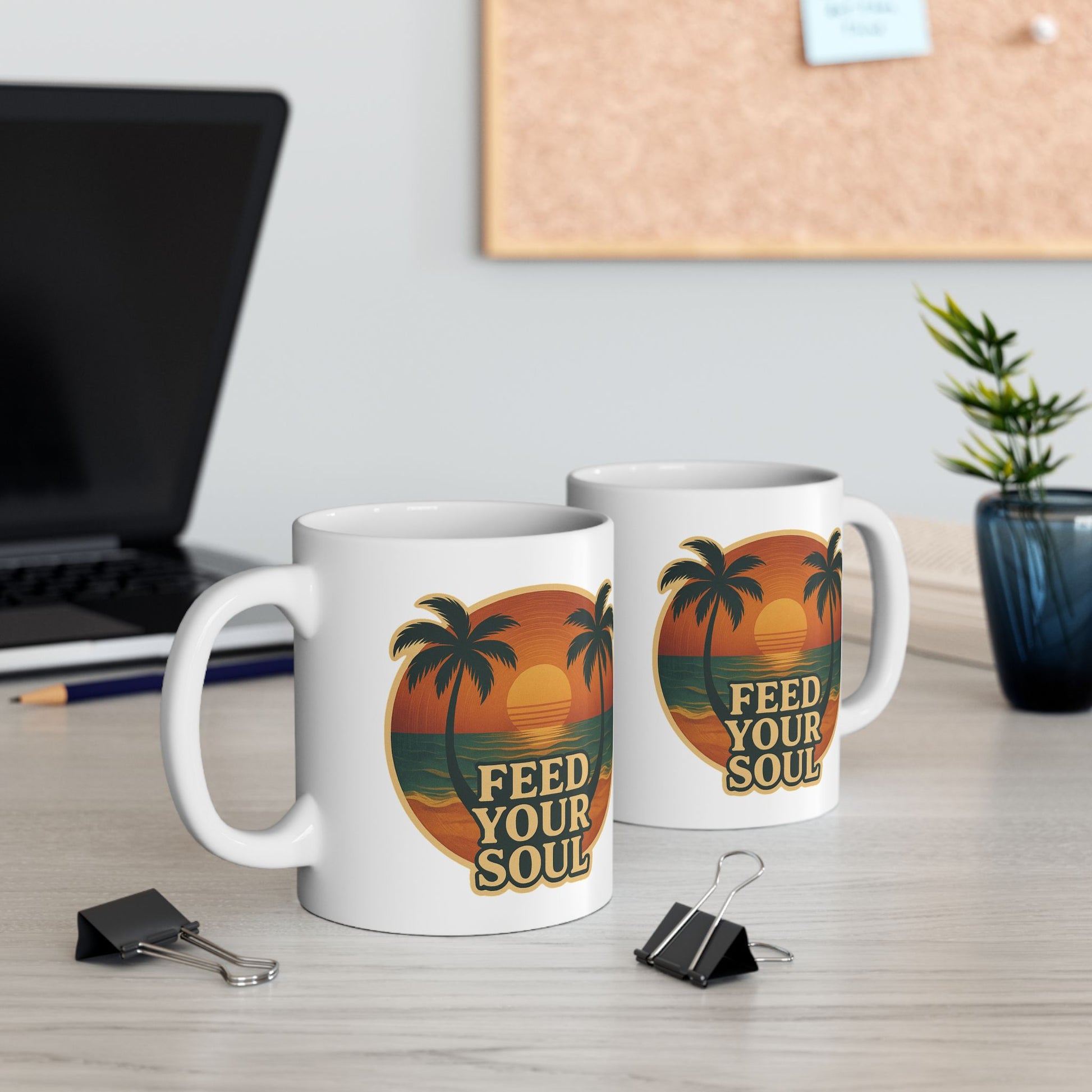 Feed Your Soul Ceramic Mug (11oz, 15oz)