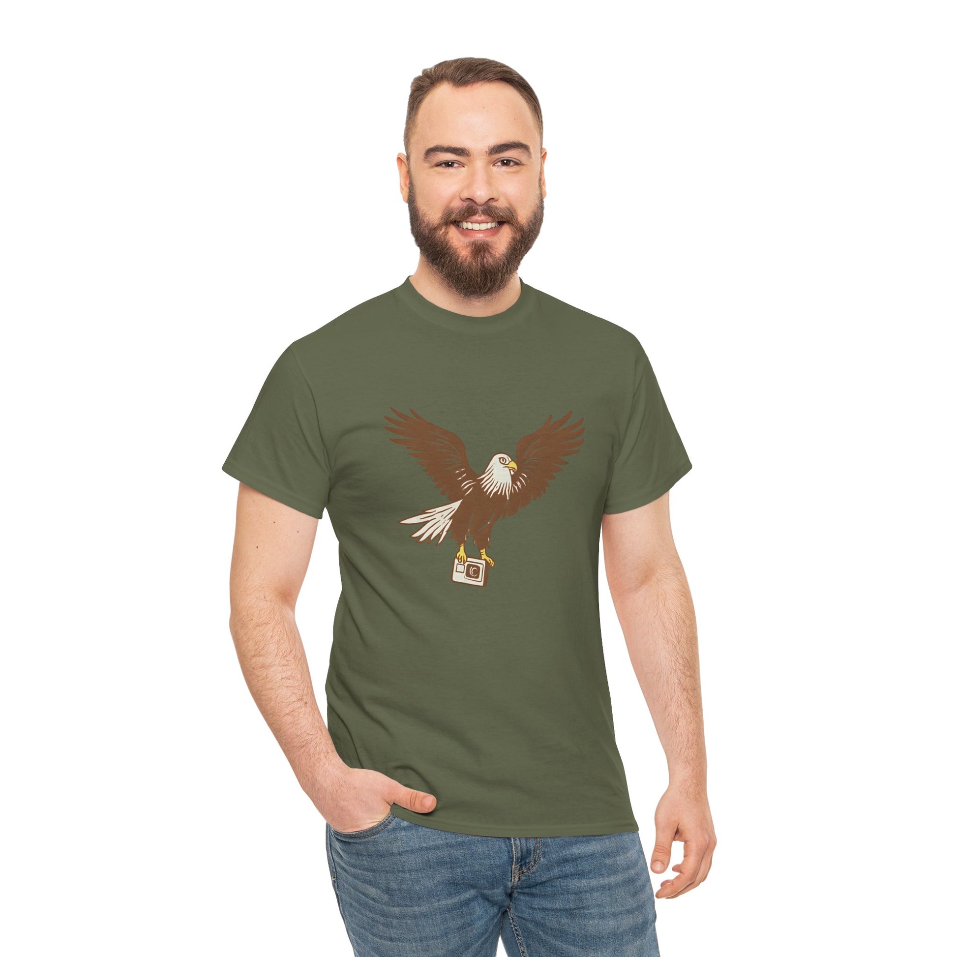 Eagle Graphic Tee | Multiple Color Options, Unisex Cotton T-Shirt