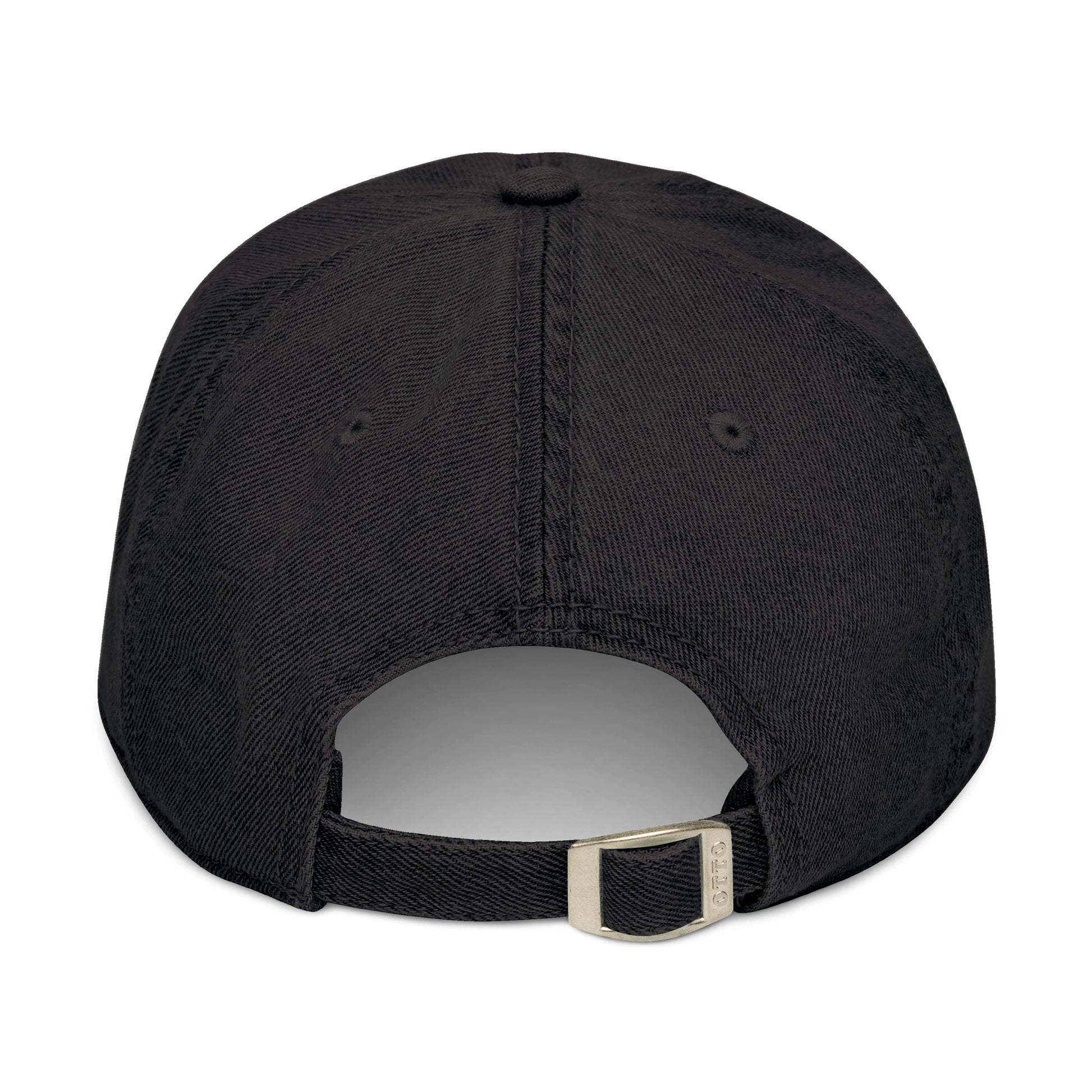 Denim Hat with Eagle Embroidery