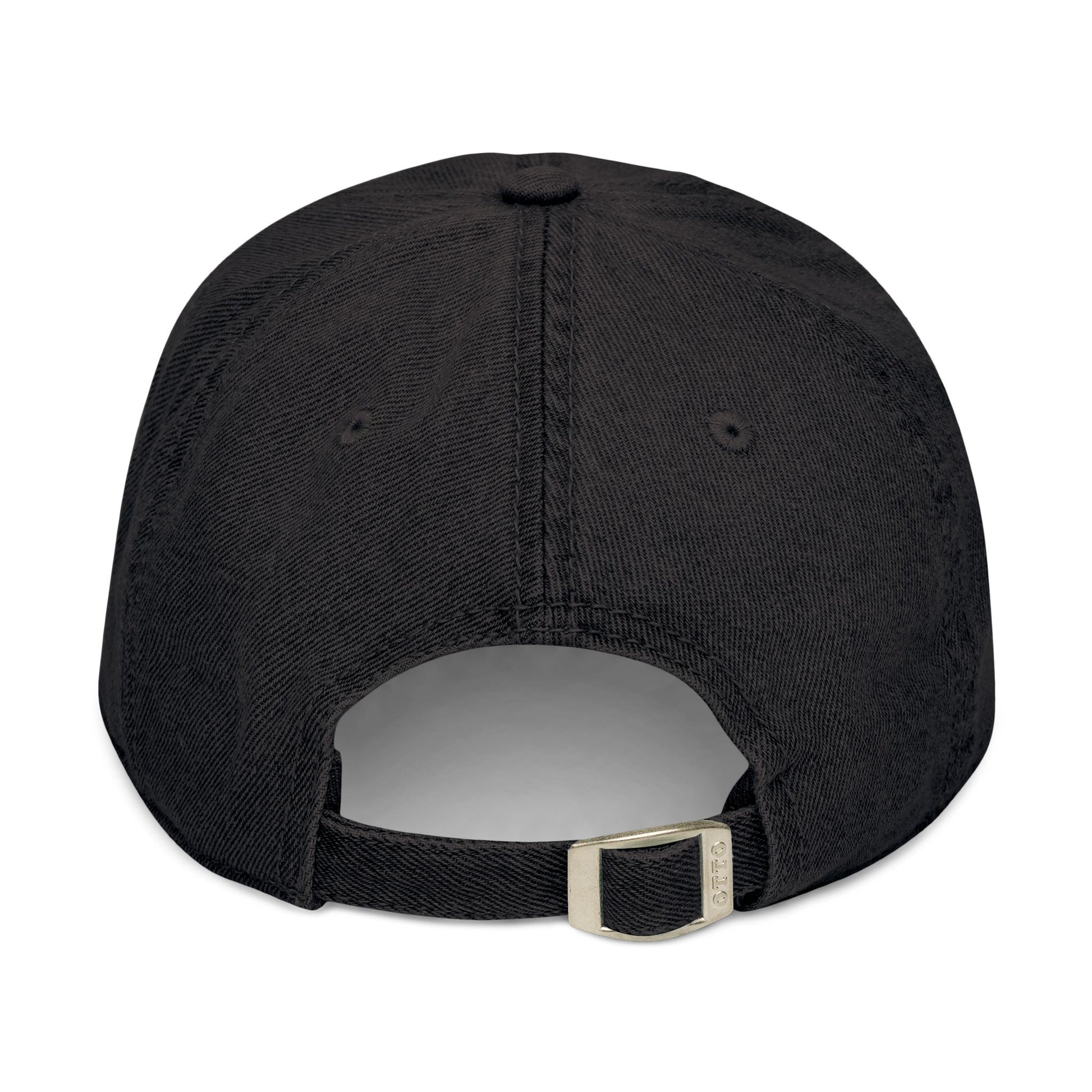 Denim Hat with Eagle Embroidery
