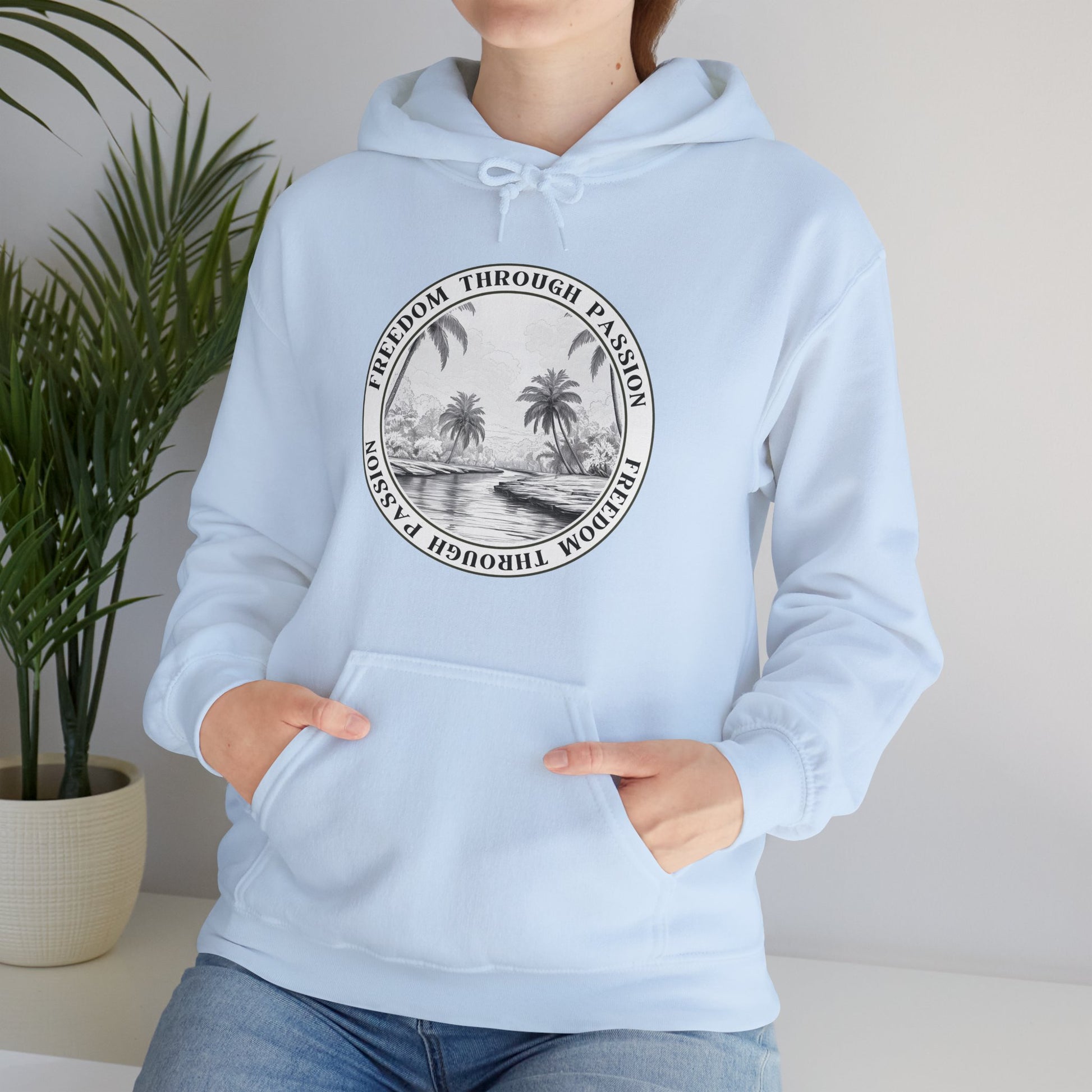 Freedom Through Passion Hoodie | Multiple Color Options, Unisex