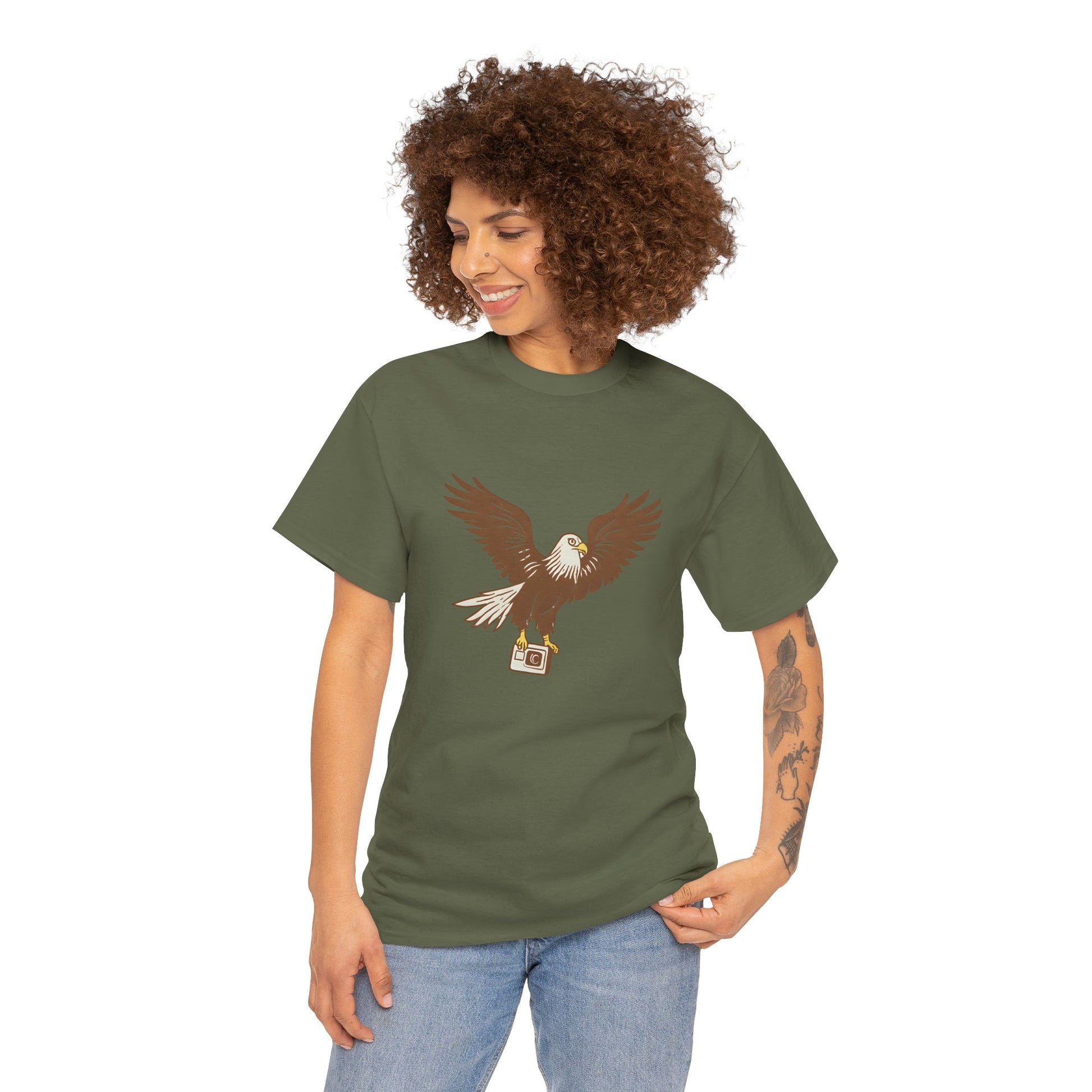 Eagle Graphic Tee | Multiple Color Options, Unisex Cotton T-Shirt