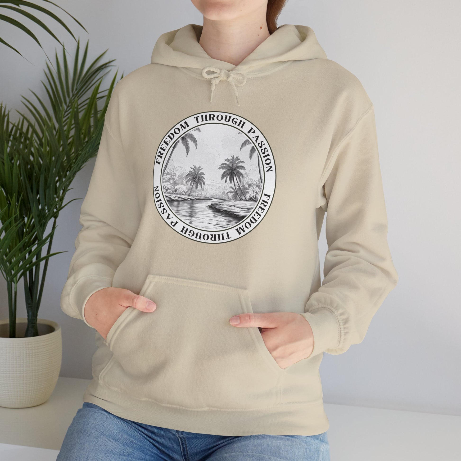 Freedom Through Passion Hoodie | Multiple Color Options, Unisex