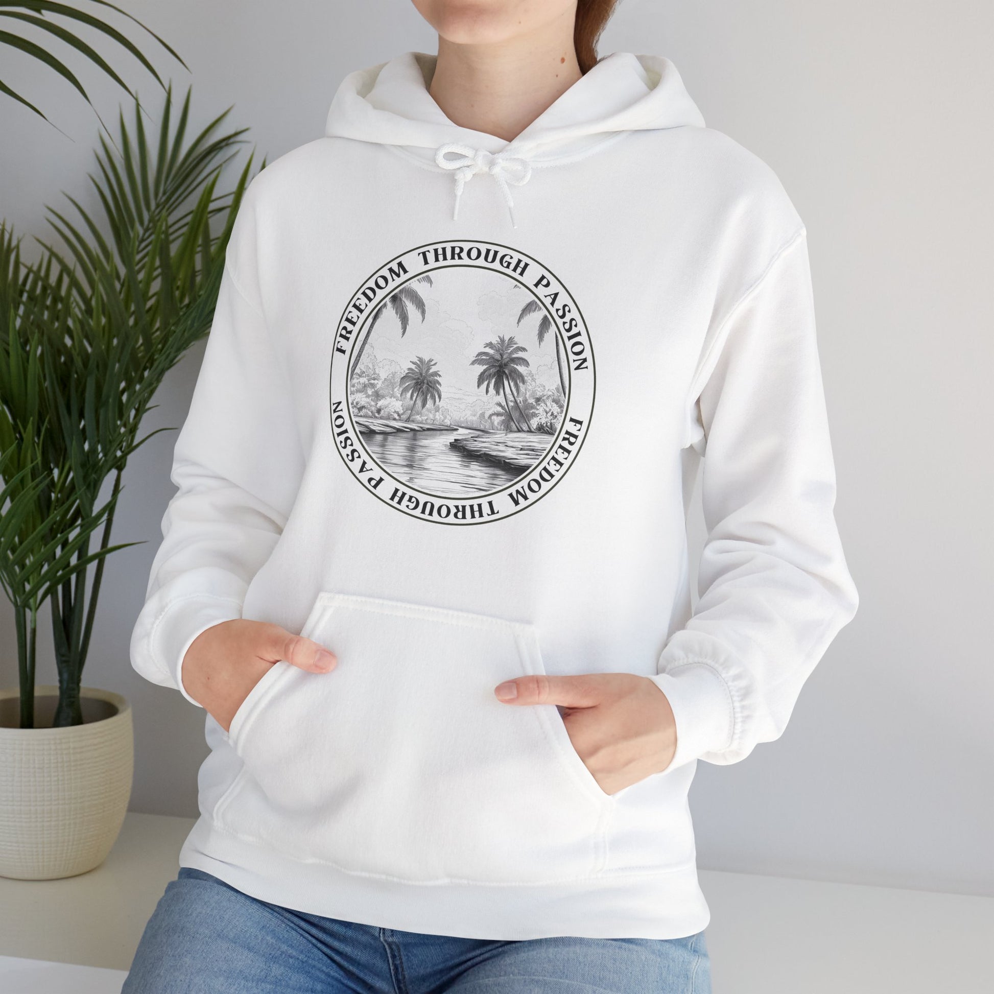 Freedom Through Passion Hoodie | Multiple Color Options, Unisex